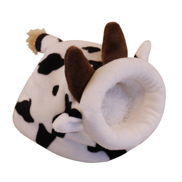 Winter Warm Pet Cartoon Cage For Hamster Accessories Guinea Pig Bed House Small Animal Nest - Image 3